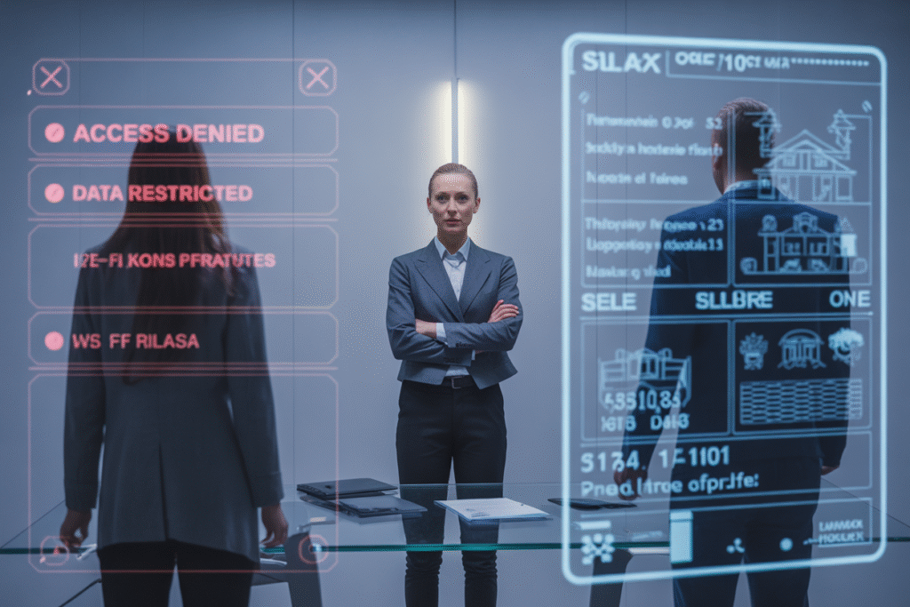 el conflicto de intereses, mostrando la información asimétrica entre comprador y vendedor.